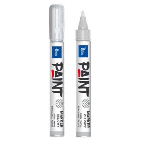Marker olejowy Tetis 2.0mm, Srebrny
